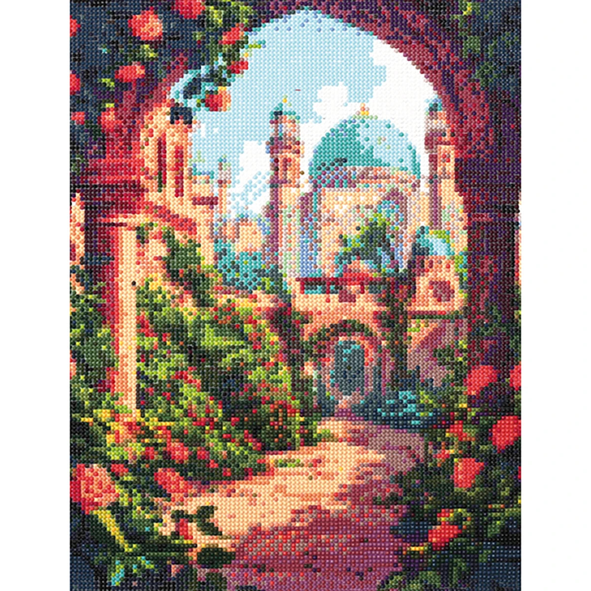 Broderie diamant - Palais 30x40cm