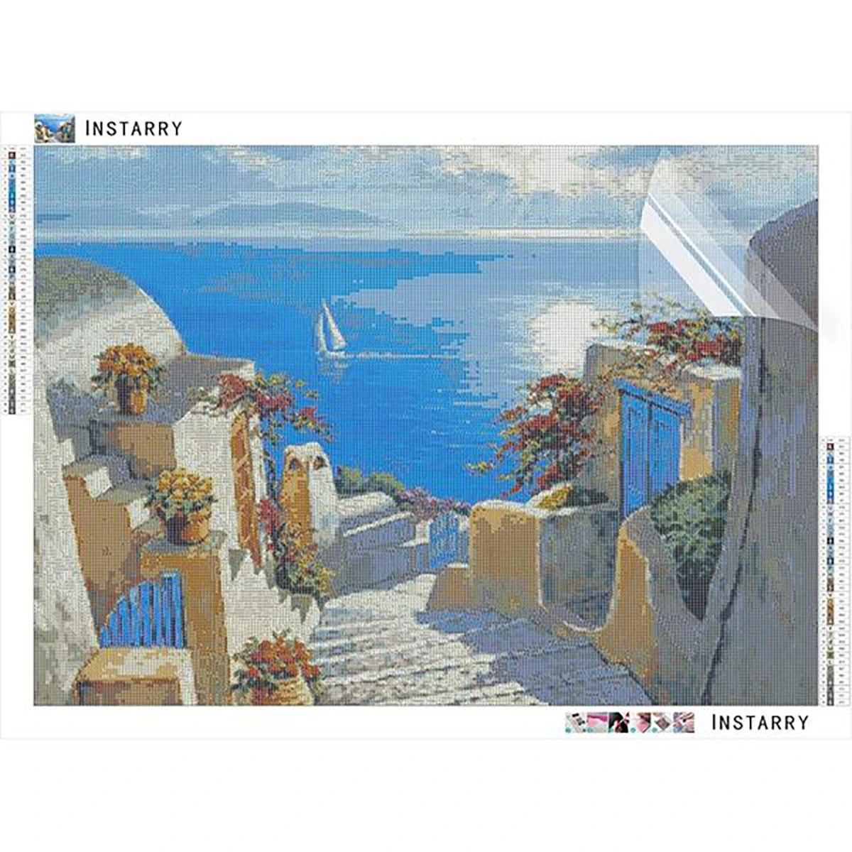 Scène Grecque – Broderie diamant