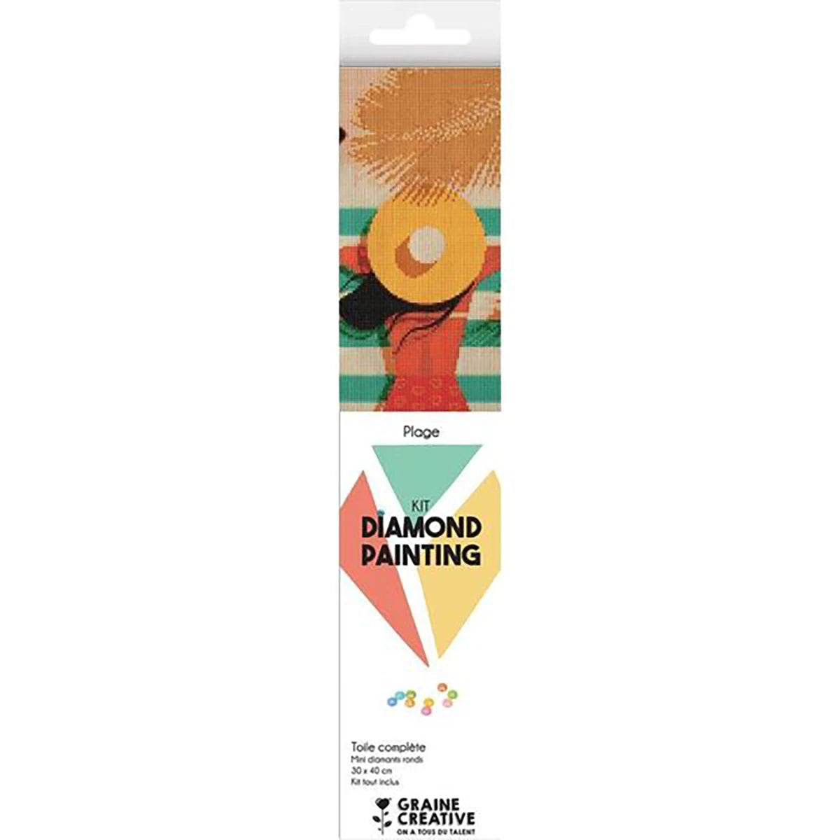 Plage – Broderie diamant