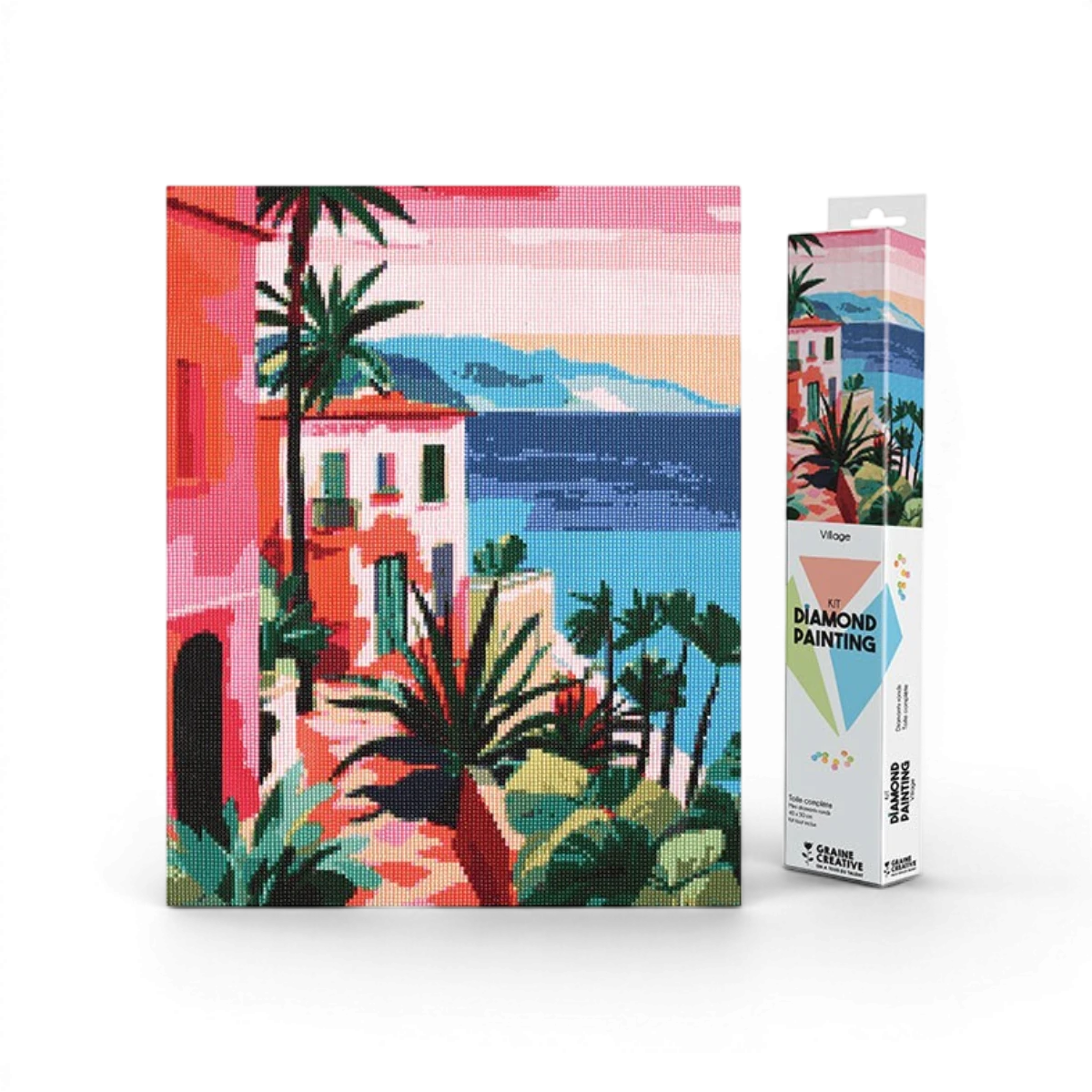 Village – Broderie diamant
