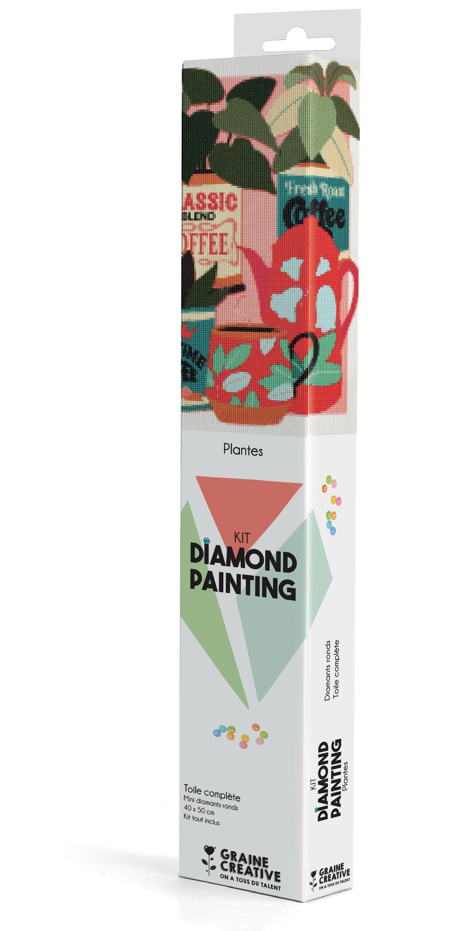 Broderie diamant - Plantes 40x50cm