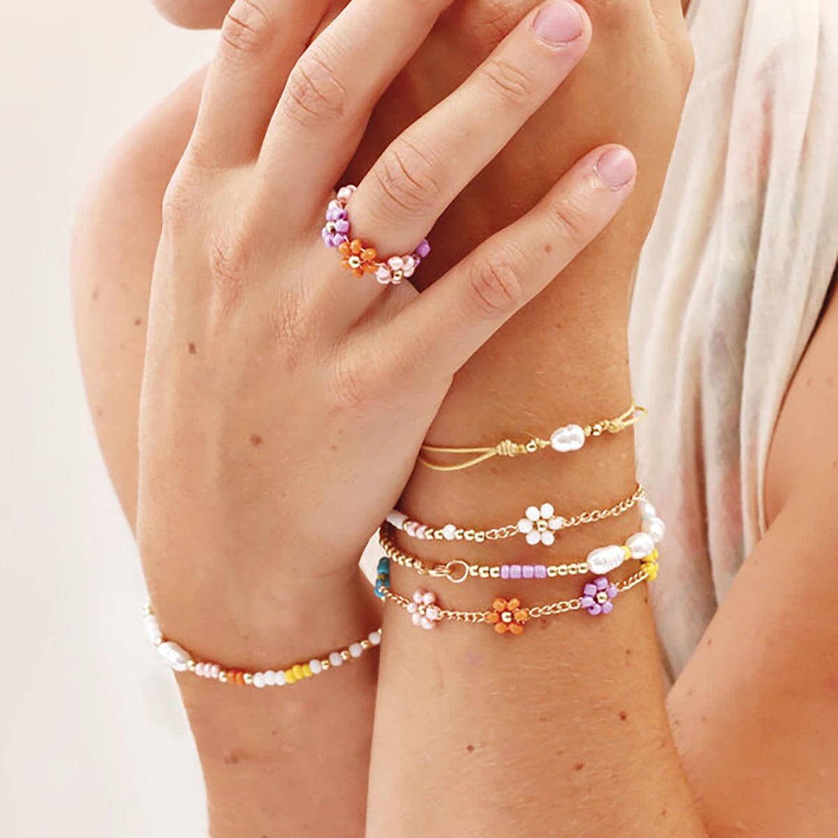 Perles Nacrées – DIY & Relax – Kit bijoux DIY