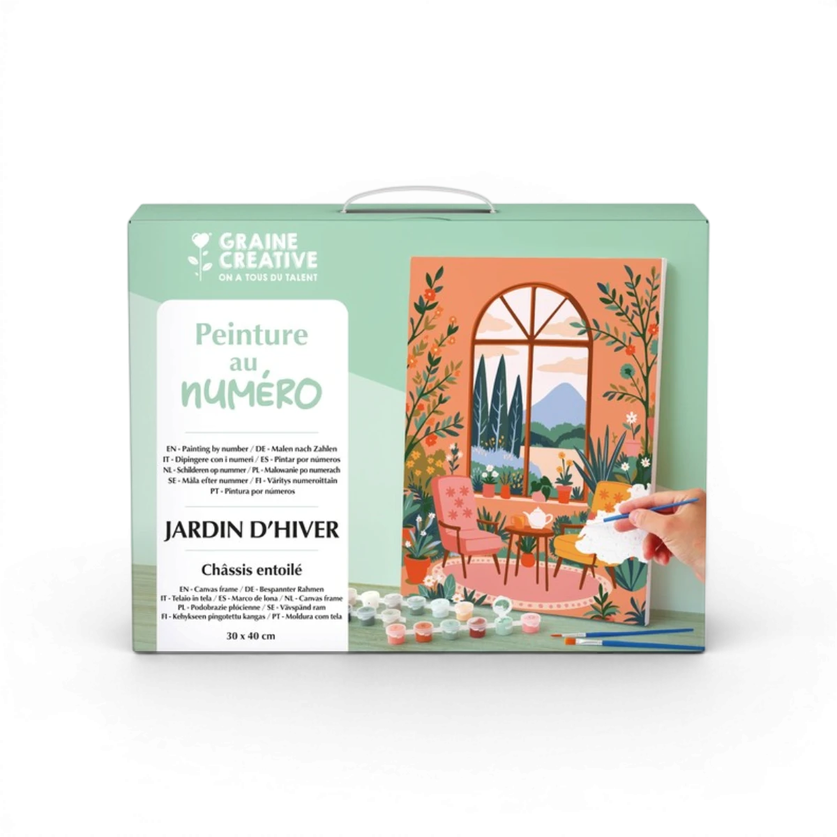 Jardin d’Hiver – Peinture au numéro