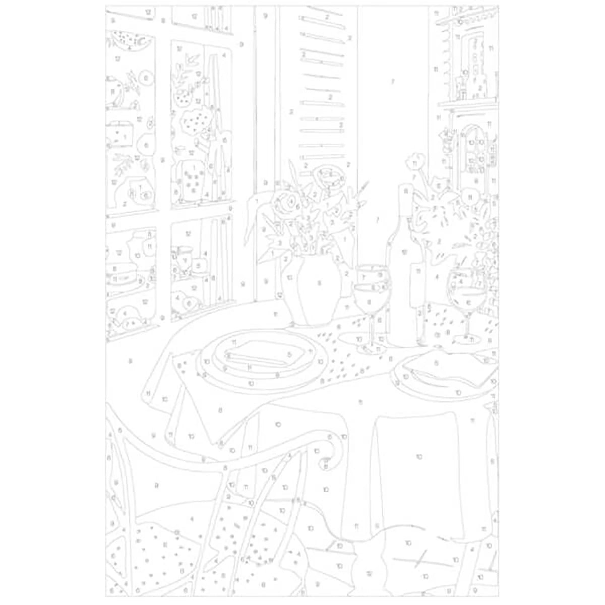 Déjeuner – Peinture au numéro