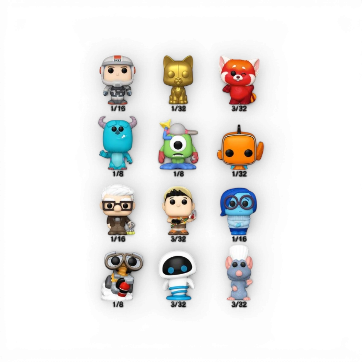 Figurine Bitty Pop Disney Pixar x1 (modèle aléatoire)
