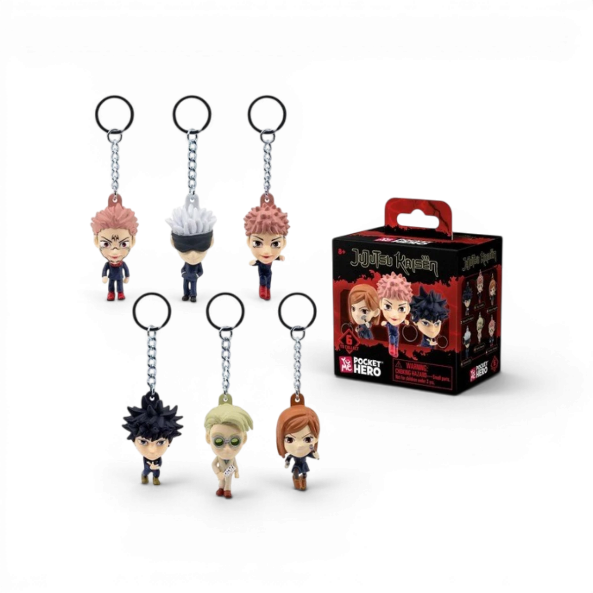 Porte-clés Jujutsu Kaisen série 1 (modèle aléatoire)