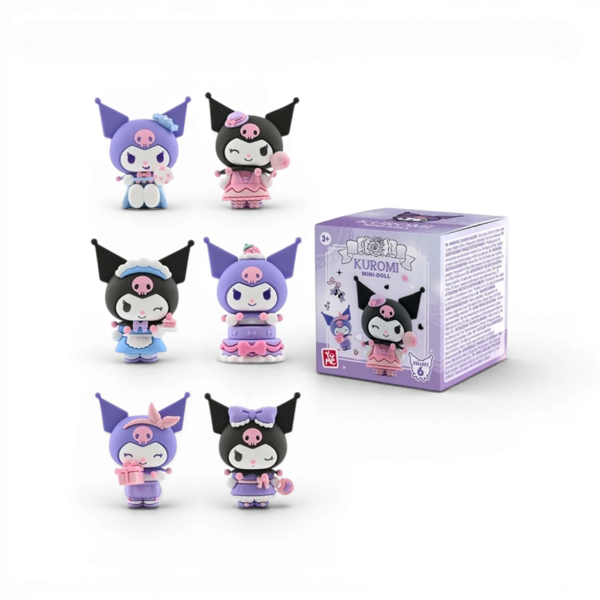 Figurine Kuromi Birthday Party (modèle aléatoire)
