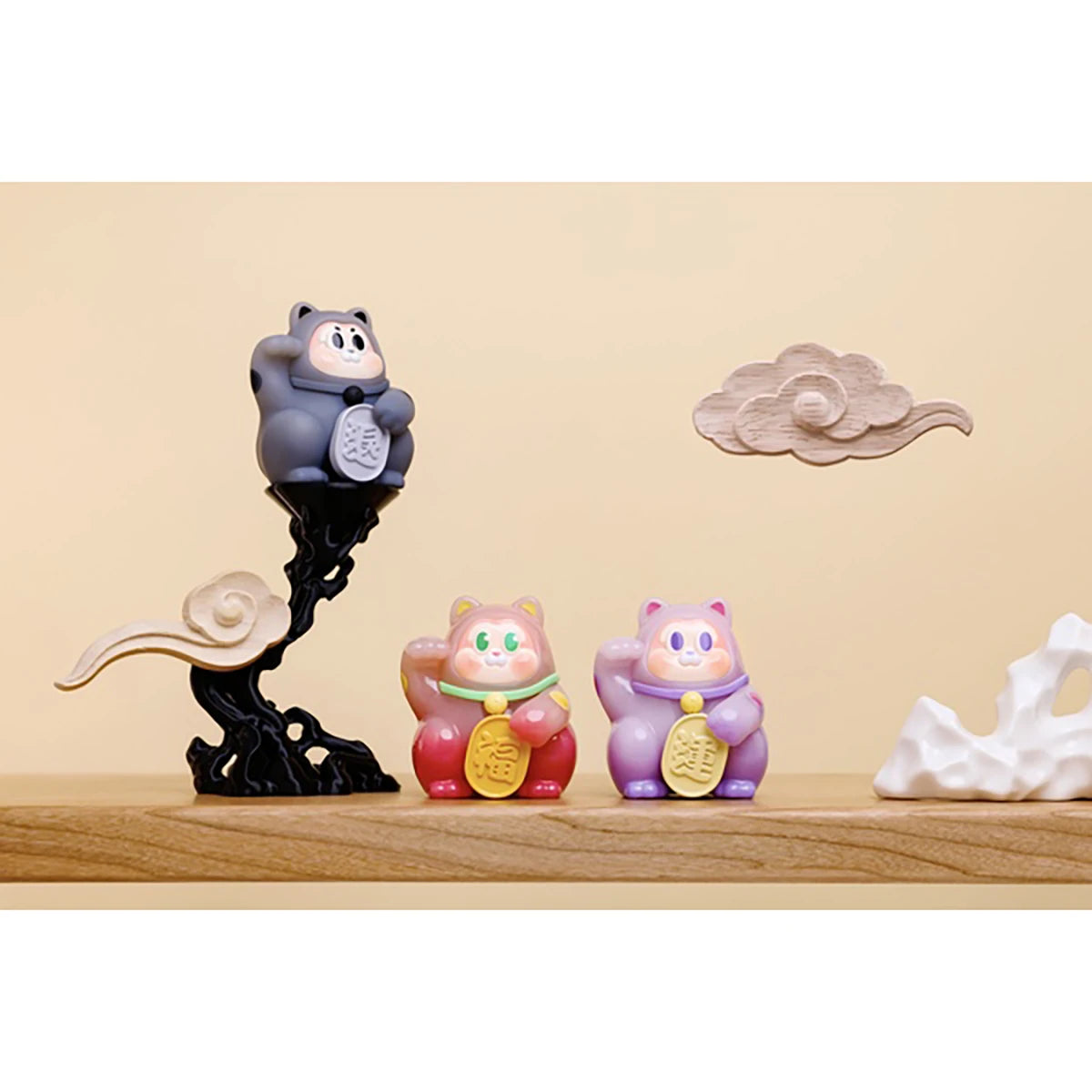 Figurine chat porte-bonheur The SLLO (modèle aléatoire)