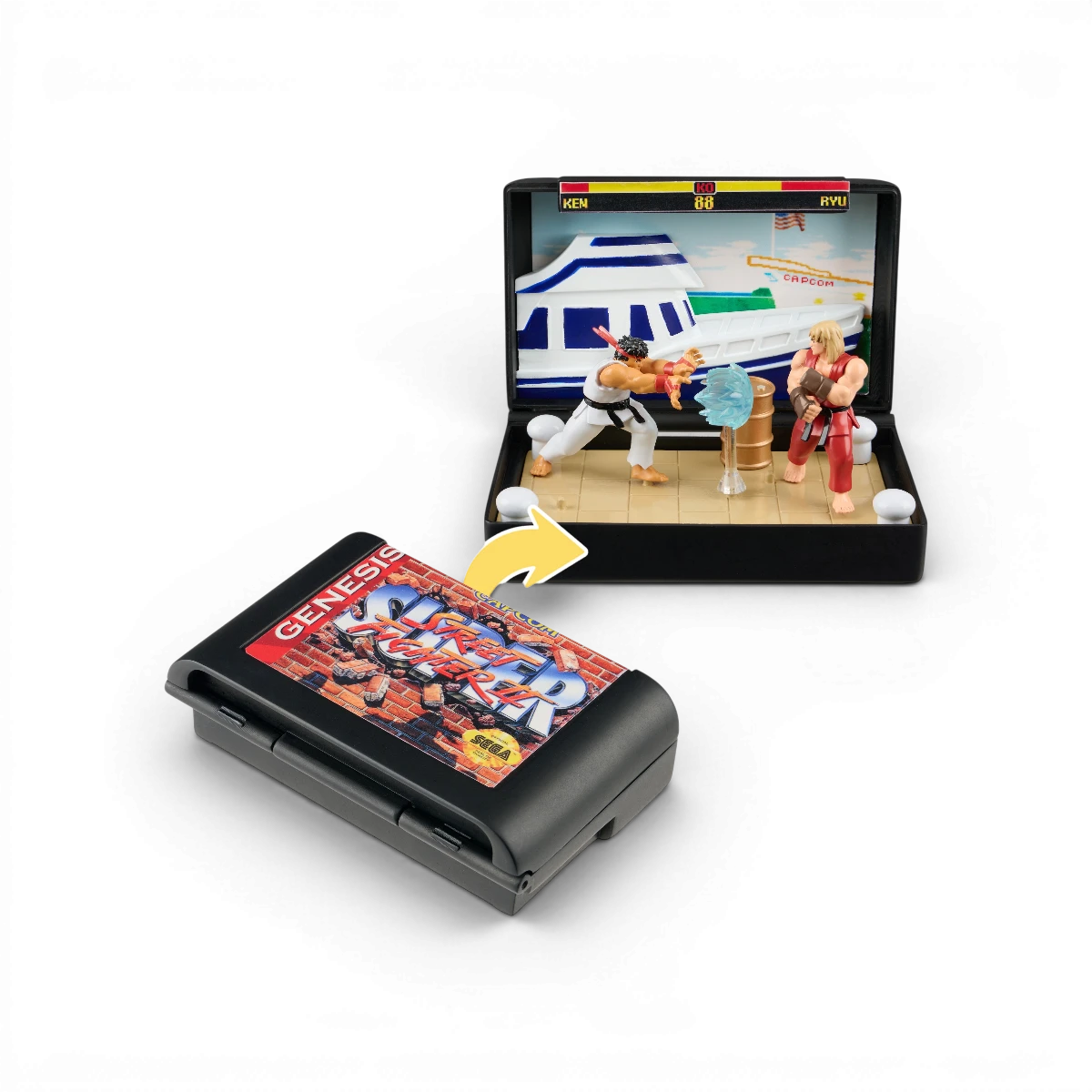 Réplique Mega Drive Street Fighter - Console rétro