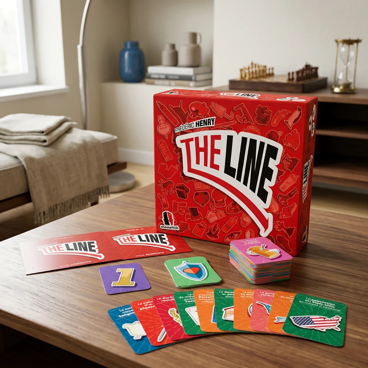 The Line Rouge – Jeu de cartes culture générale et estimation