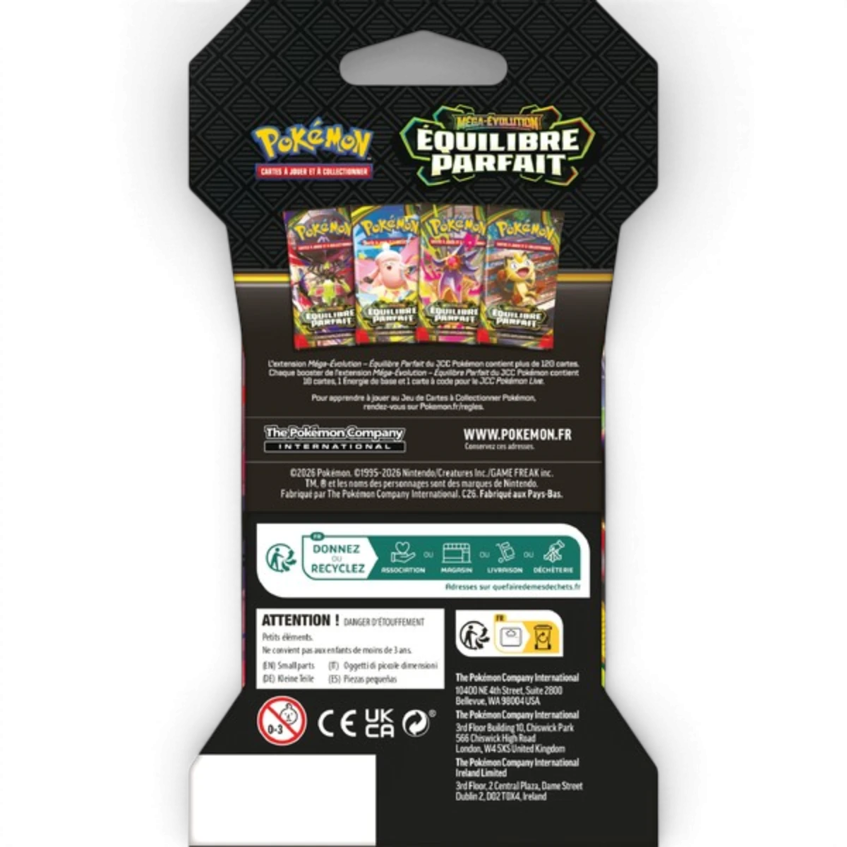 Booster Pokémon ME03 Équilibre Parfait