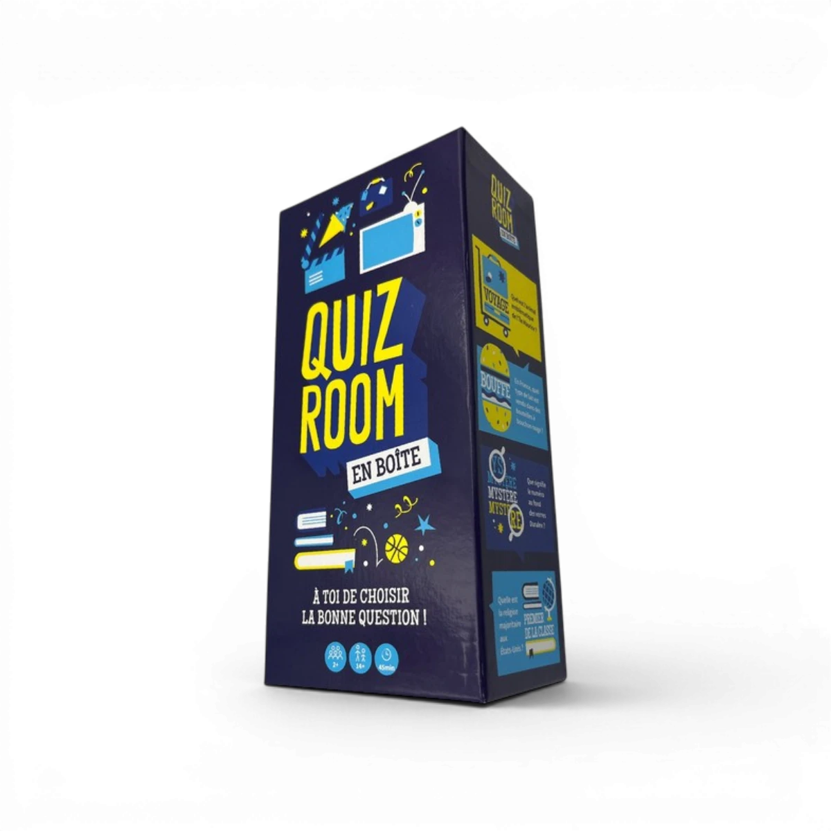 Quiz Room en boîte – Jeu d’ambiance quiz et suspense
