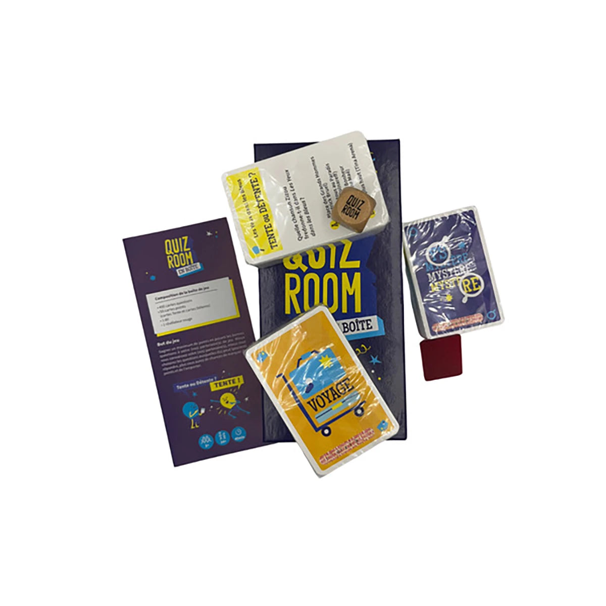 Quiz Room en boîte – Jeu d’ambiance quiz et suspense
