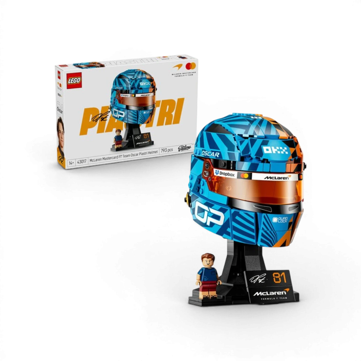 43017 - Casque Oscar Piastri McLaren F1 Team - LEGO® Formula 1