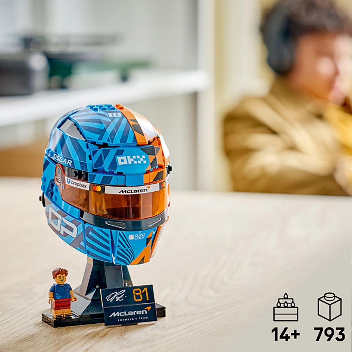 43017 - Casque Oscar Piastri McLaren F1 Team - LEGO® Formula 1