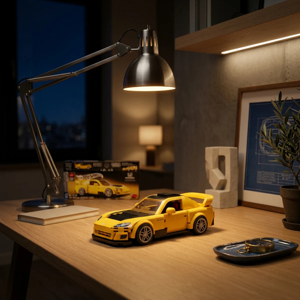 Honda S2000 – Coffret de construction – Mattel Brick Shop