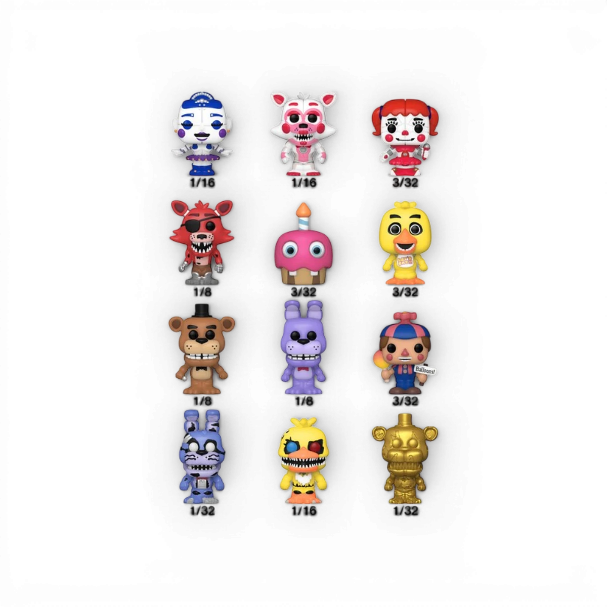Figurine Bitty Pop Five Nights at Freddy's x1 (modèle aléatoire)