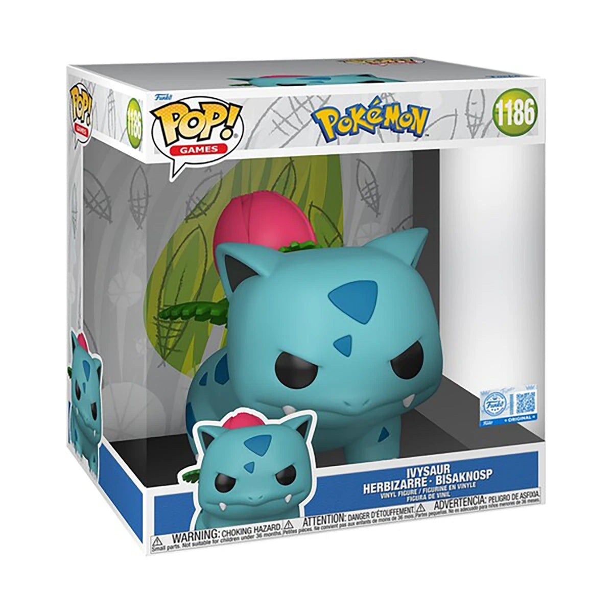 Figurine POP! Jumbo Pokémon - Herbizarre