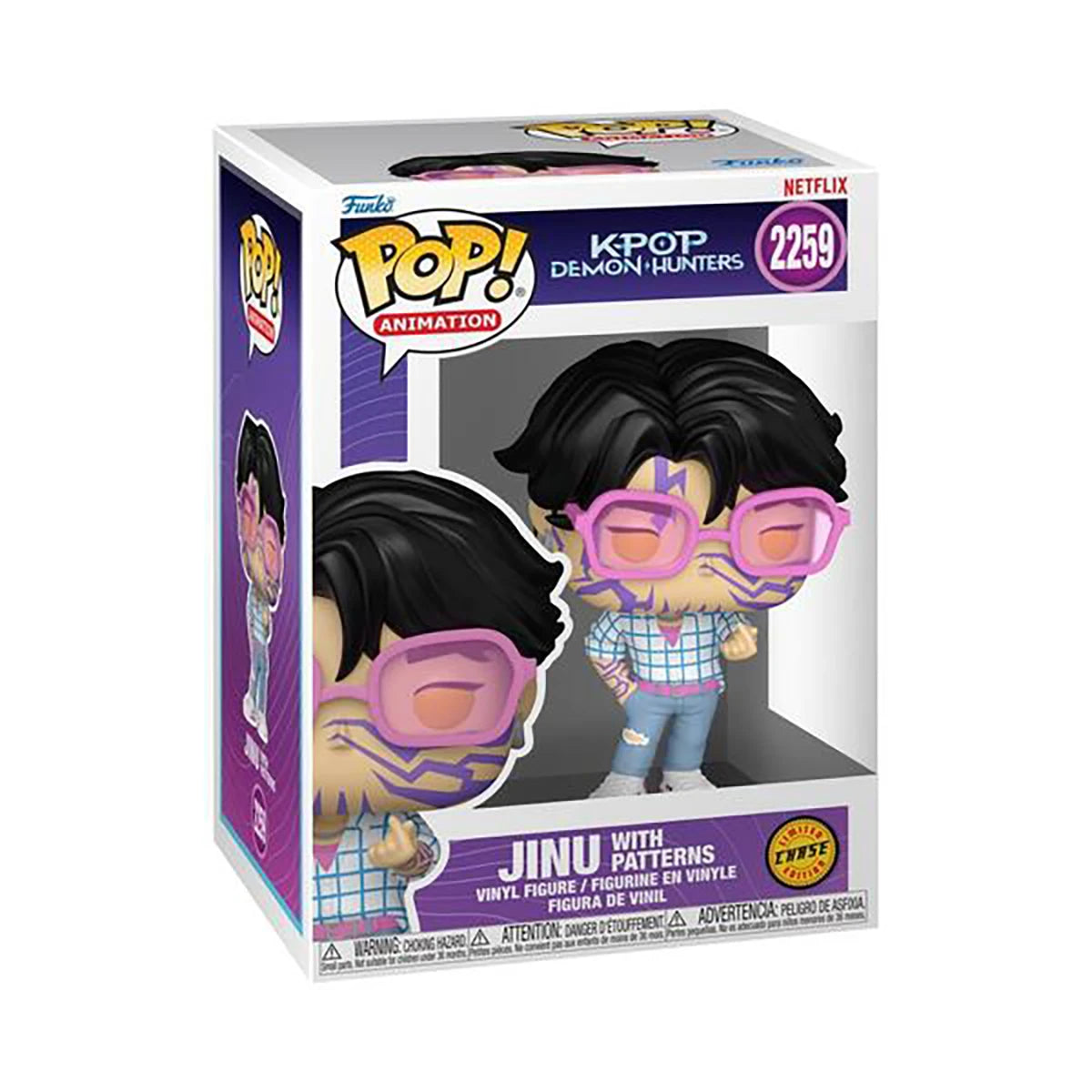 Figurine Jinu - K-Pop Demon Hunters - Funko Pop! n°2259 (édition Chase)