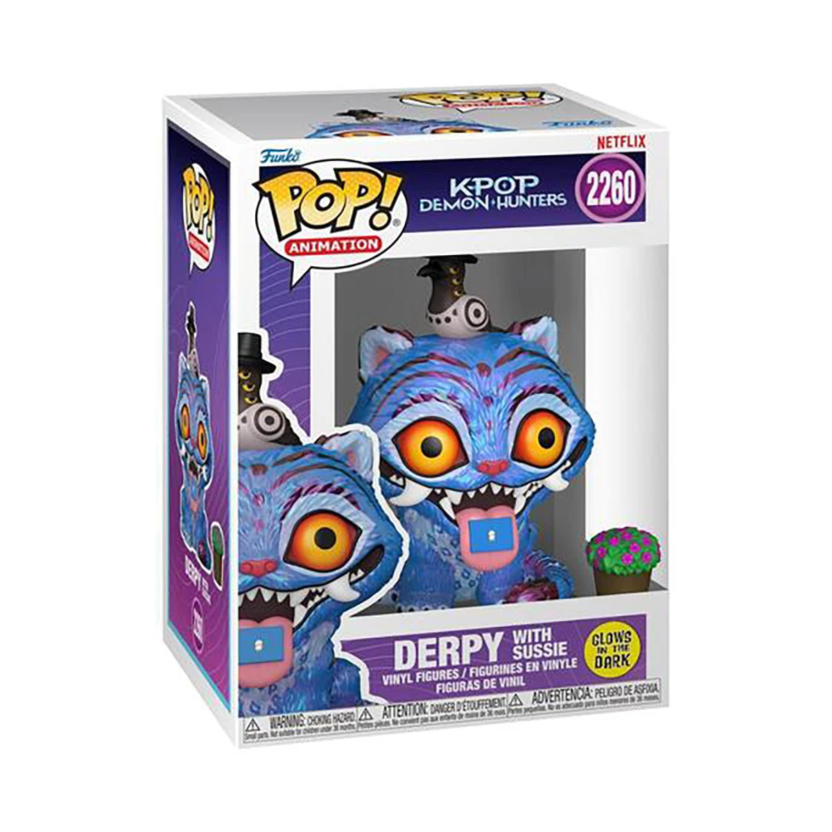 Figurine Derpy et Sussie - K-Pop Demon Hunters - Funko Pop! n°2260 (brille dans le noir)