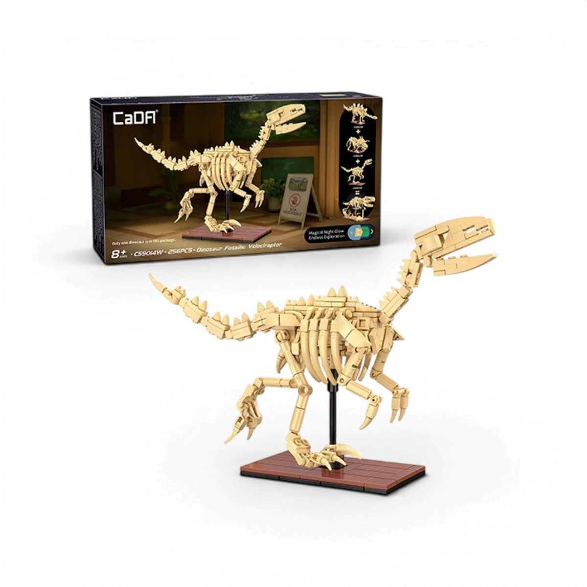 Vélociraptor (256 pièces) – Set de construction – CaDA
