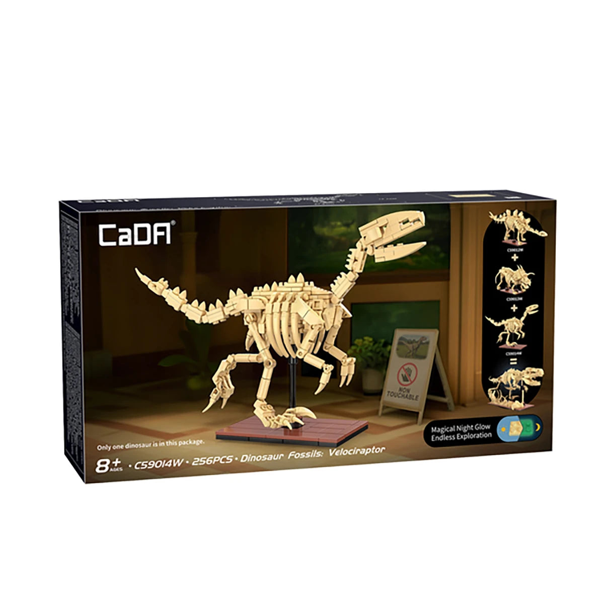 Vélociraptor (256 pièces) – Set de construction – CaDA