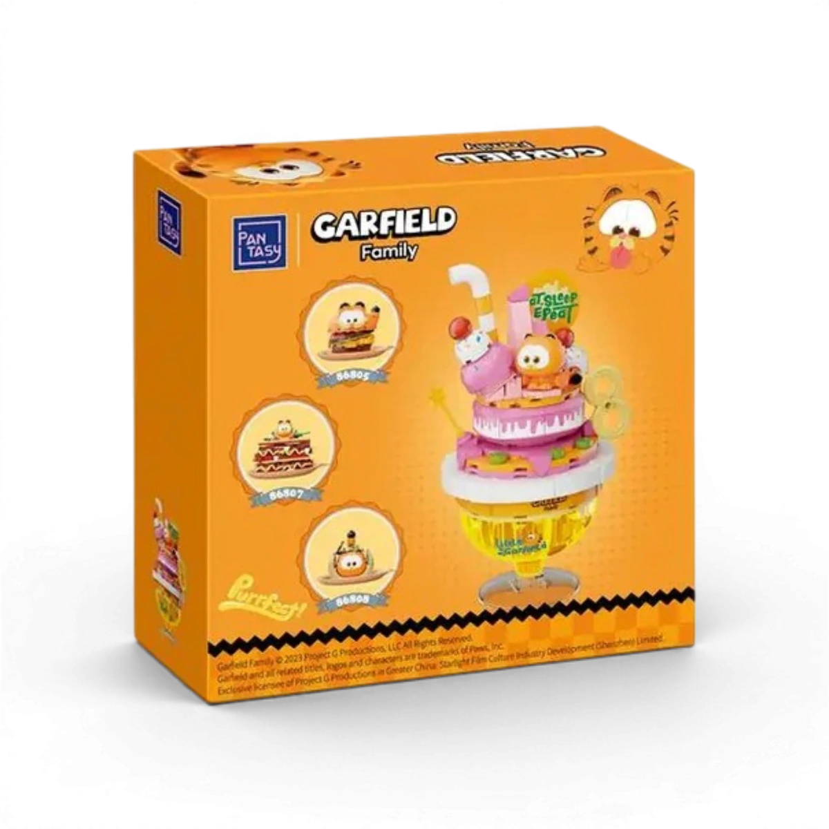 Figurine Garfield 12 cm (146 pièces) - Pantasy à construire