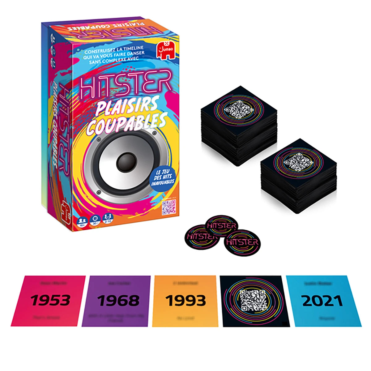 Hitster Plaisirs Coupables – Jeu de connaissances musique