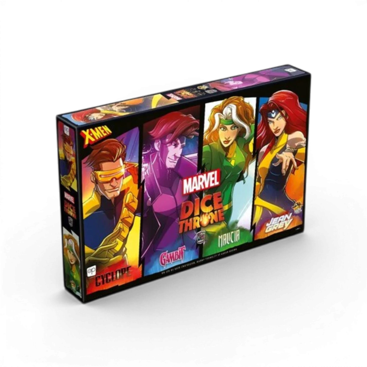 Dice Throne Marvel Cyclops, Gambit, Malicia, Jean Grey