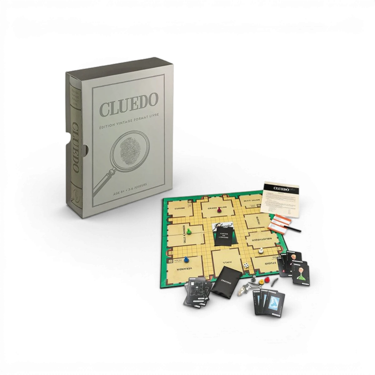 Cluedo Vintage – Jeu d’enquête classique et déduction