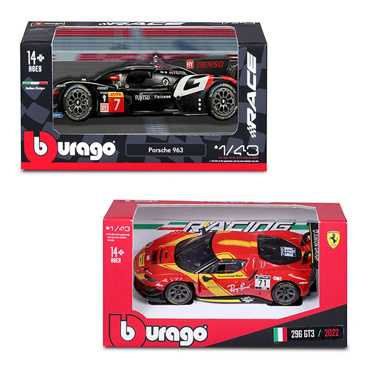 Voiture Hypercar 1:43 (modèle aléatoire)