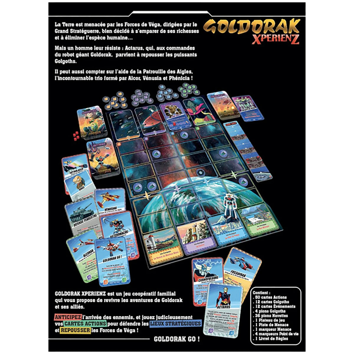 Goldorak XperienZ – Jeu coopératif stratégie et combat