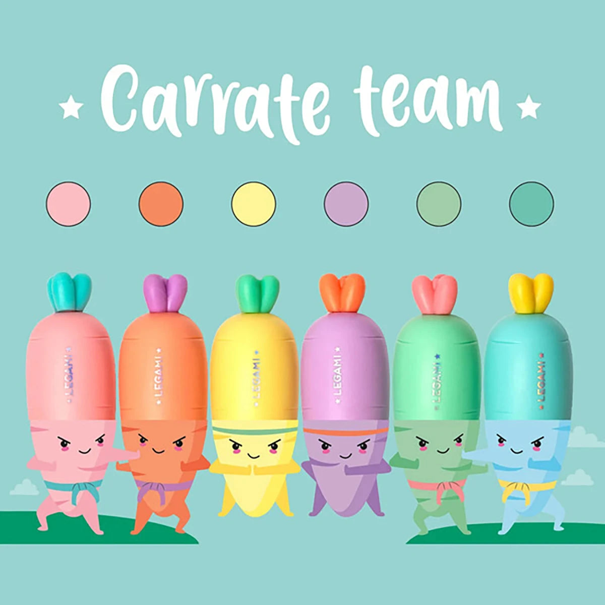 Carrate Team – Legami – Mini surligneurs