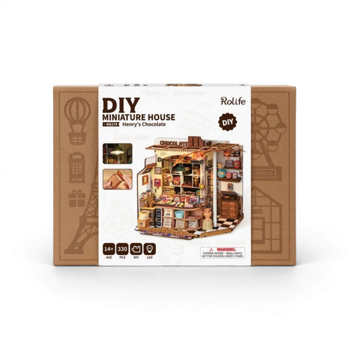 La Chocolaterie de Henry – Maquette diorama (330 pièces)