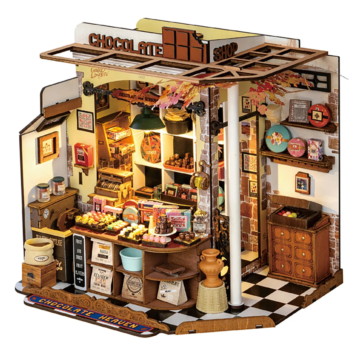 La Chocolaterie de Henry – Maquette diorama (330 pièces)