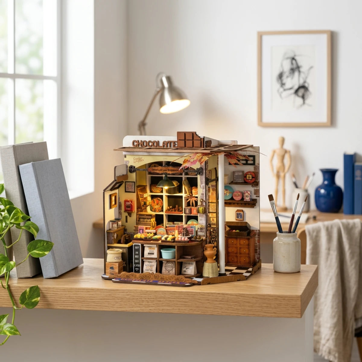 La Chocolaterie de Henry – Maquette diorama (330 pièces)