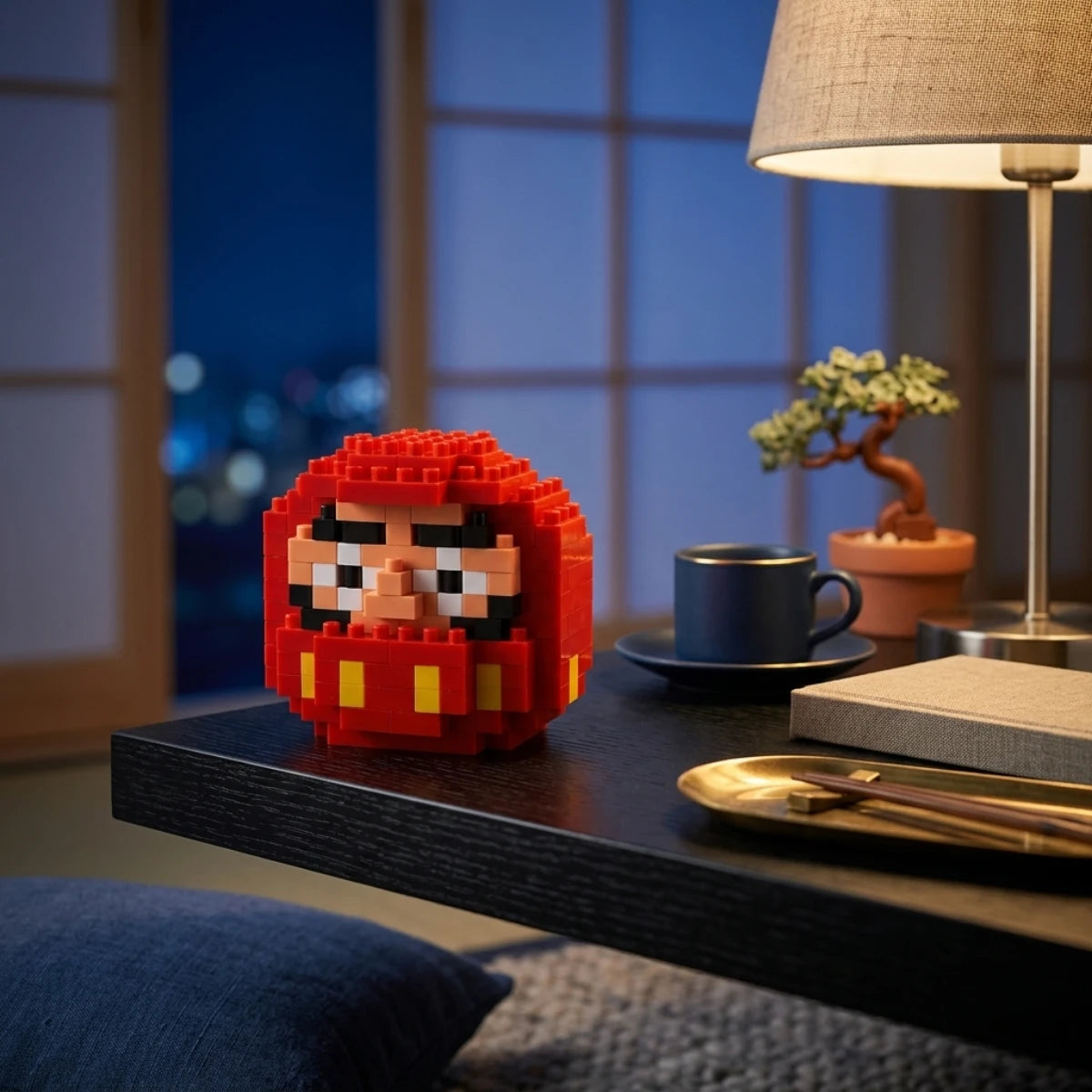 Nanoblock Daruma Rouge