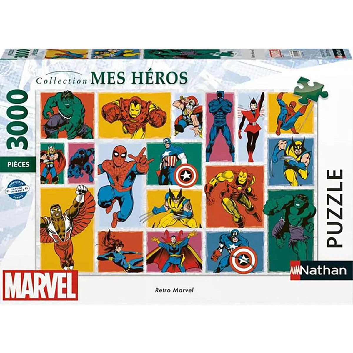 Puzzle Retro Marvel 3000 pièces – Ravensburger