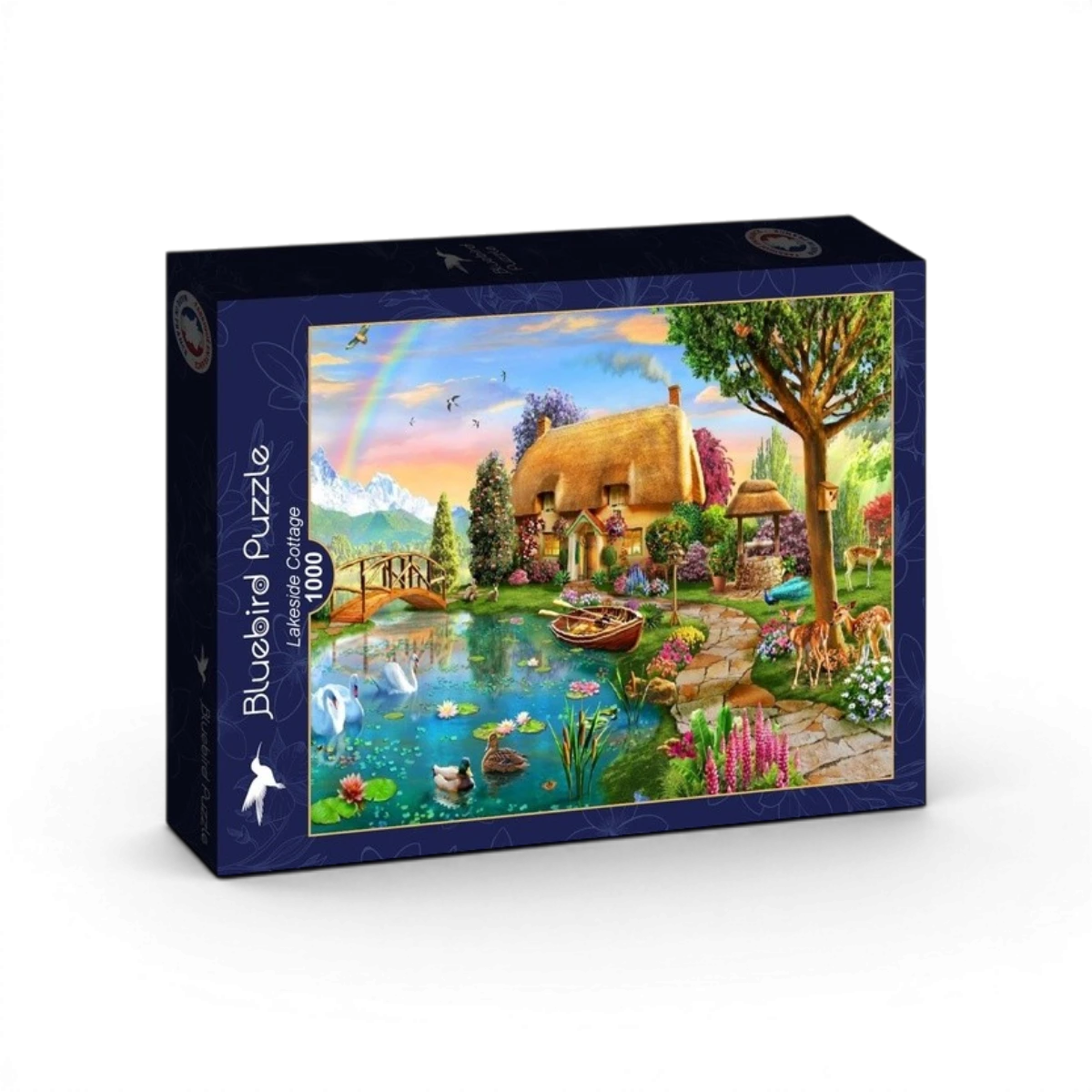 Puzzle Lakeside Cottage 1000 pièces – Bluebird