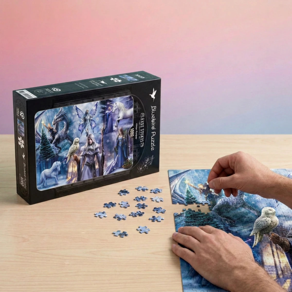 Puzzle Anne Stokes, Winter Fantasy 1000 pièces – Bluebird