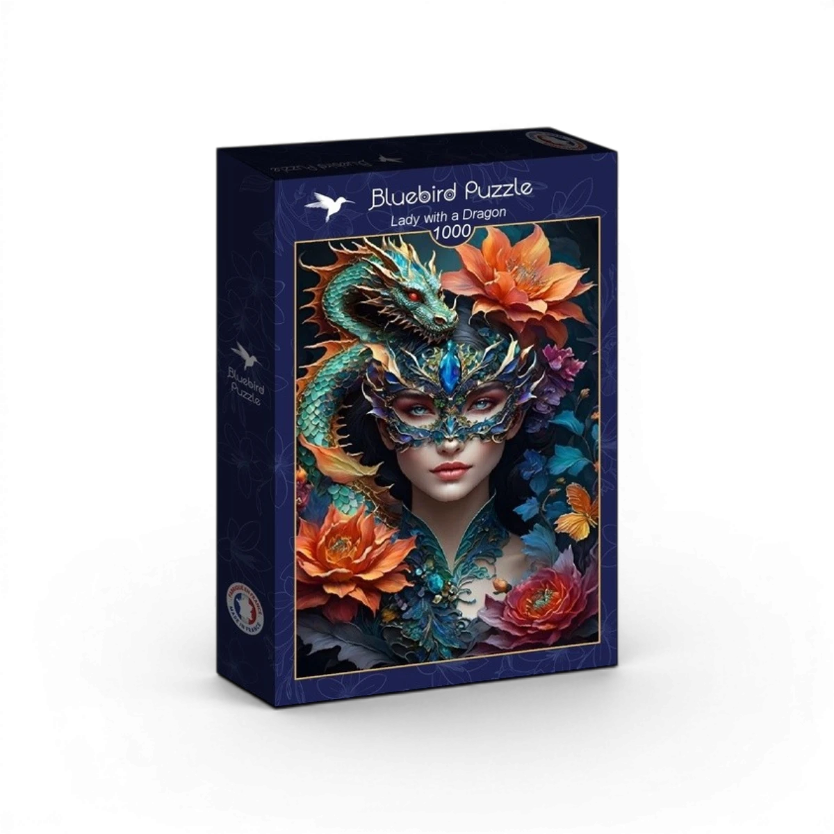 Puzzle La femme au dragon 1000 pièces – Bluebird