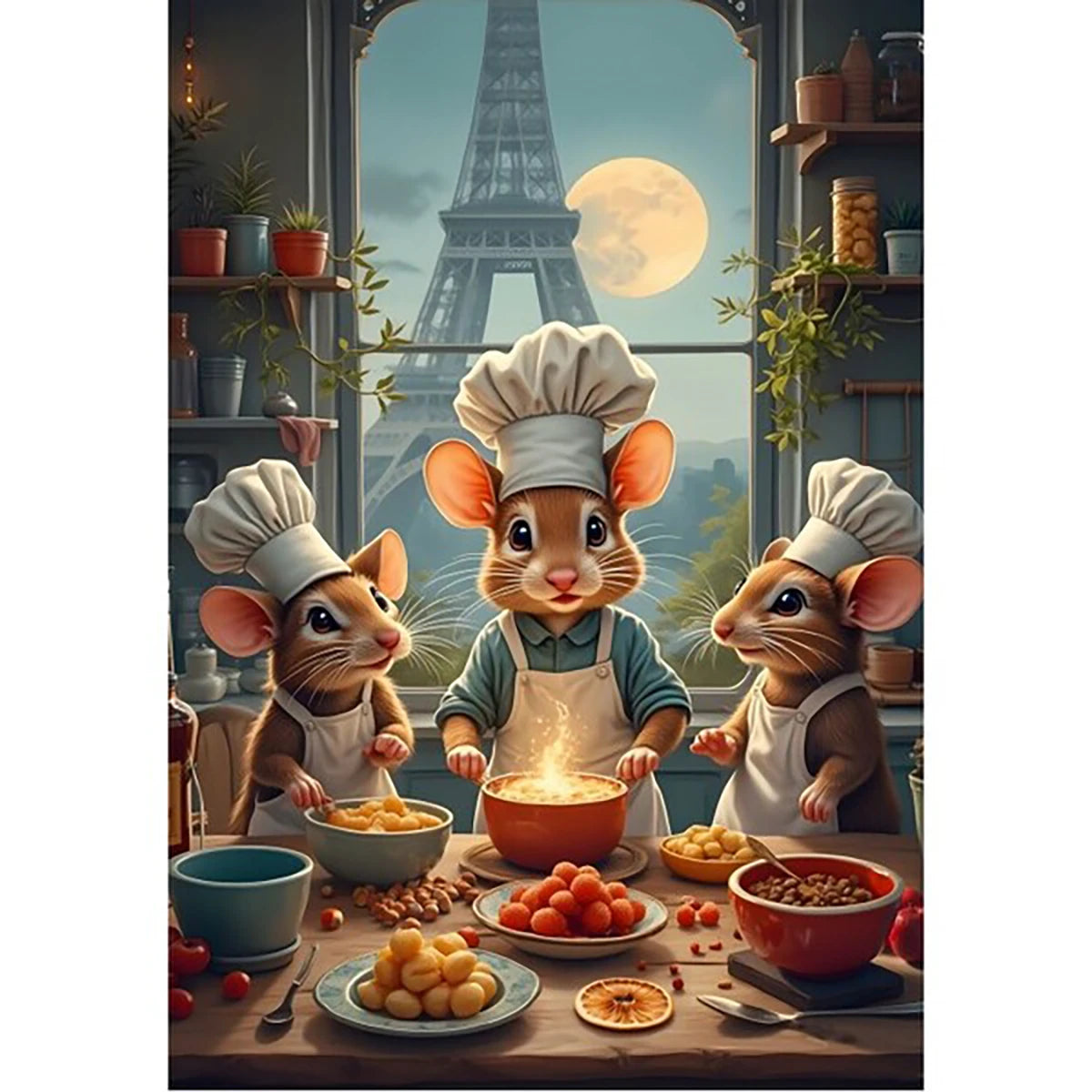 Puzzle Les petits chefs de Paris 1000 pièces – Bluebird