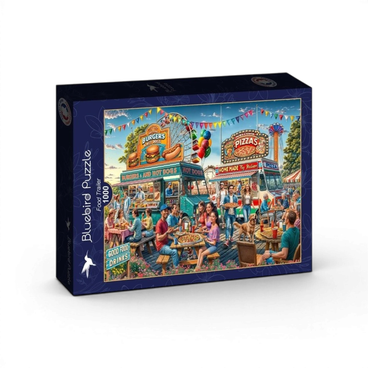 Puzzle Food truck 1000 pièces – Bluebird