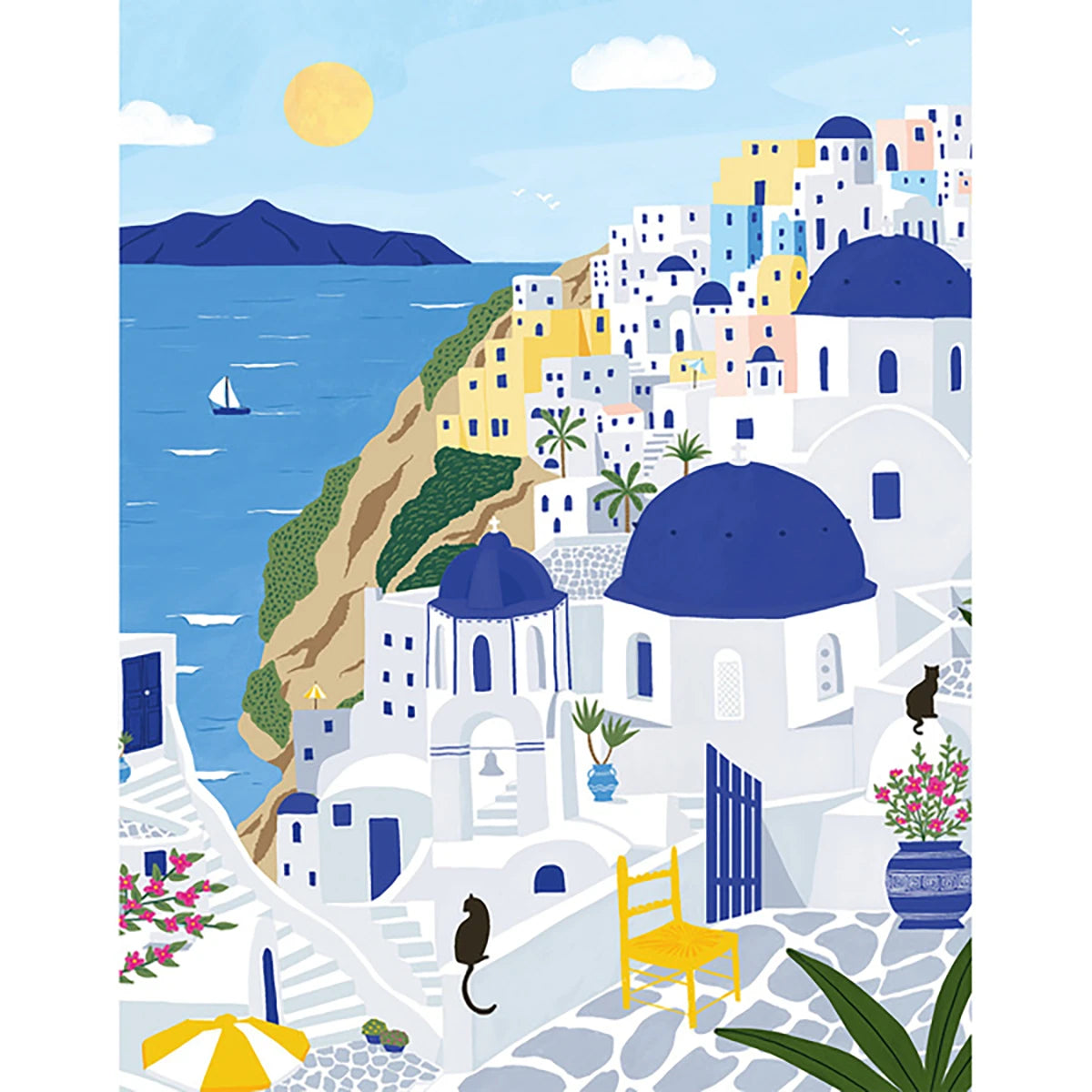 Puzzle Santorin 500 pièces – Pieces & Peace