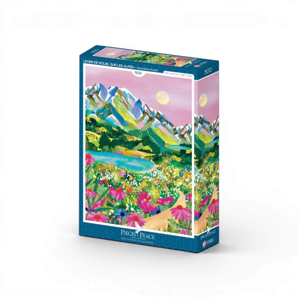 Puzzle paysage alpin 500 pièces – Pieces & Peace