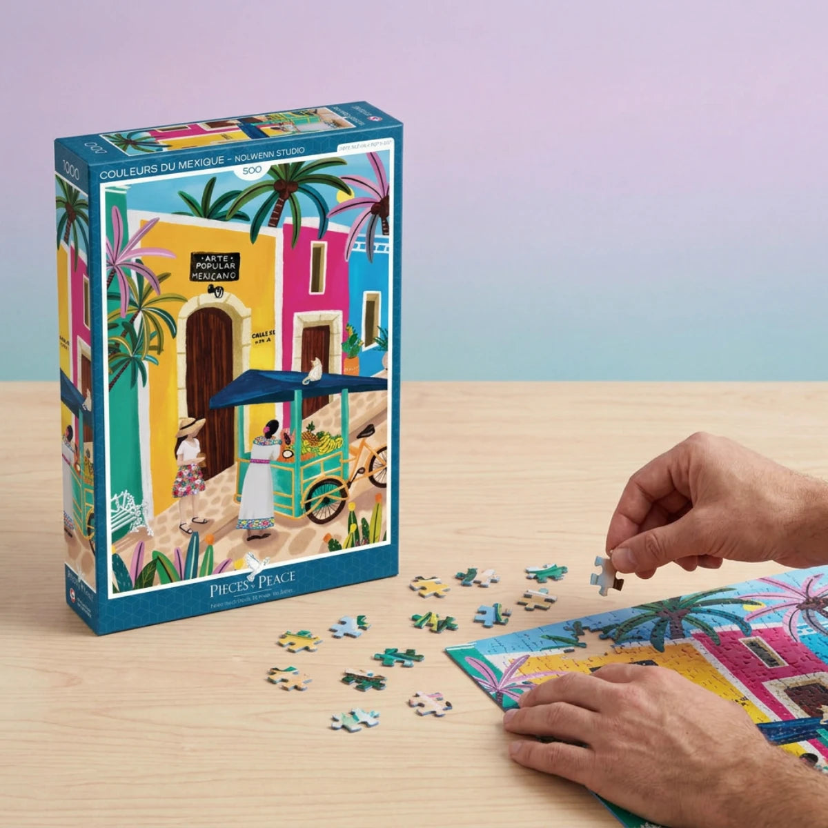 Puzzle scène Mexique 500 pièces – Pieces & Peace
