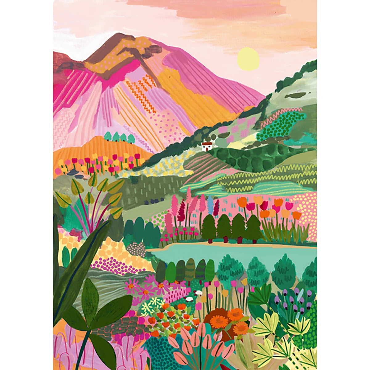 Puzzle Paysage Arc-En-Ciel - 1000 Pièces