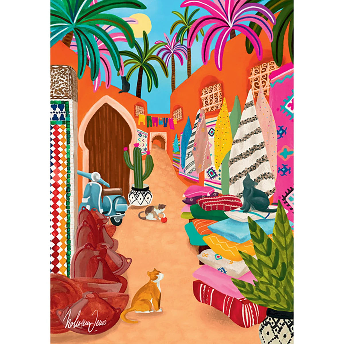 Puzzle Souk Marrakech - 1000 Pièces