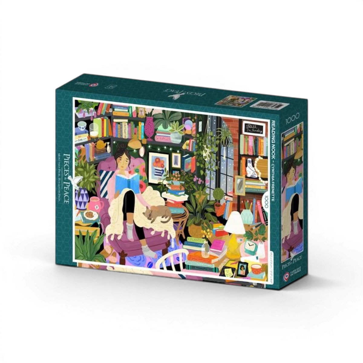 Puzzle Coin Lecture Cosy - 1000 Pièces