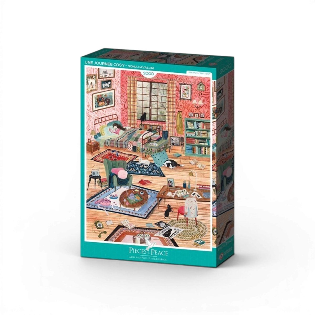 Puzzle Chambre Cosy - 2000 Pièces